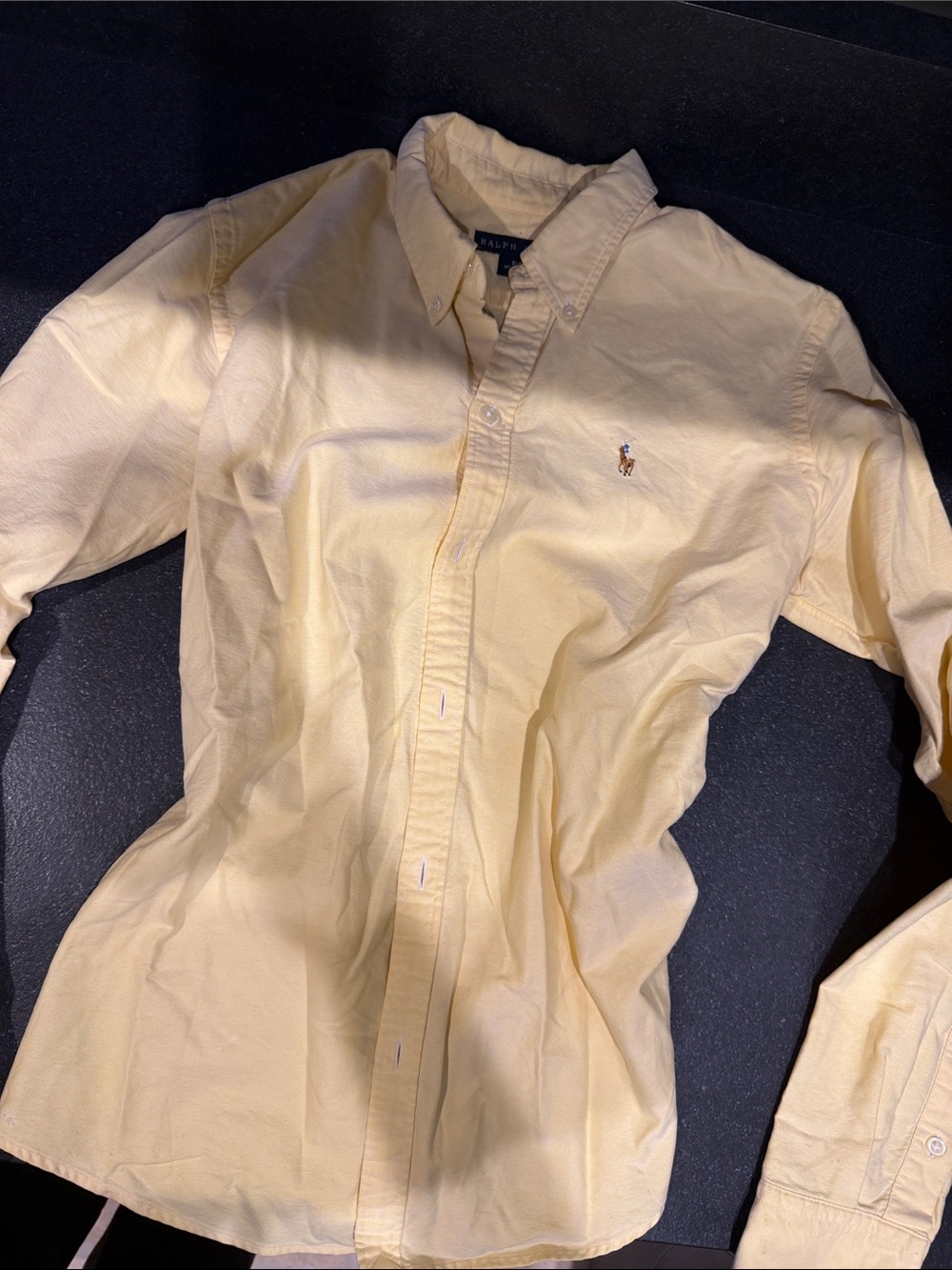Ralph Lauren Light Yellow Oxford Shirt